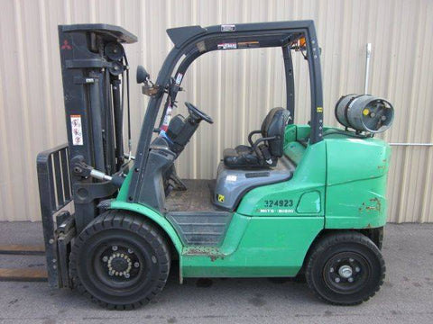 Mitsubishi FG40N, FG45N, FG50CN, FG50N, FG55N LPG Forklift Truck Operating and Maintenance Manual