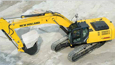 NEW HOLLAND E385C EXCAVATOR WITH HINO ENGINE SERVICE REPAIR MANUAL
