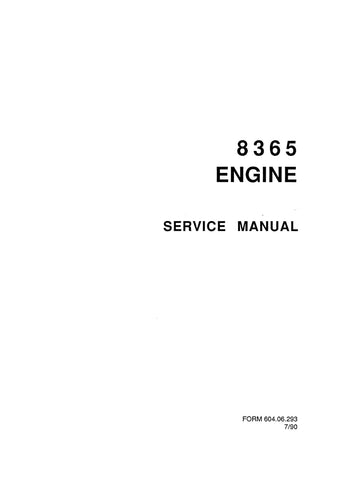 New Holland 8365 Engine Service Repair Manual