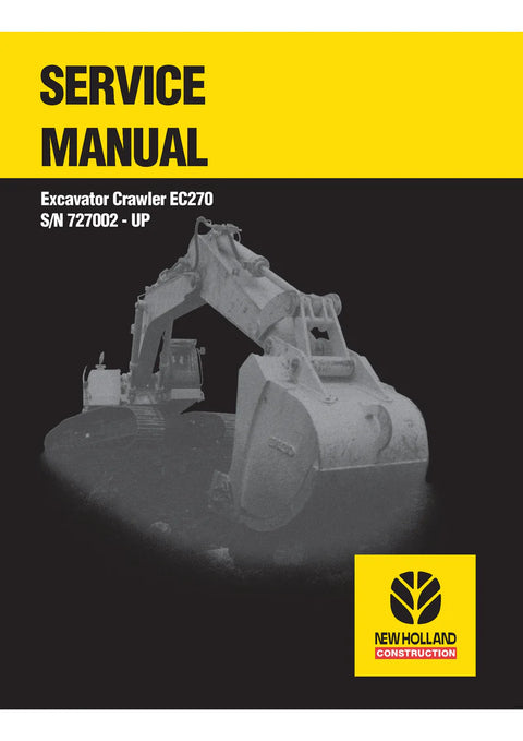 New Holland EC270 Crawler Excavator Service Repair Manual