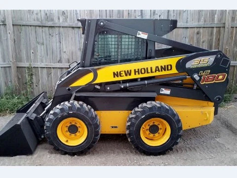 New Holland LS180.B, LS185.B, LS190.B Skid Steer Loader Workshop Service Repair Manual