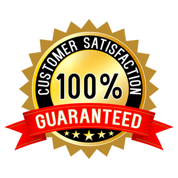 100% Satisfaction guaranteed
