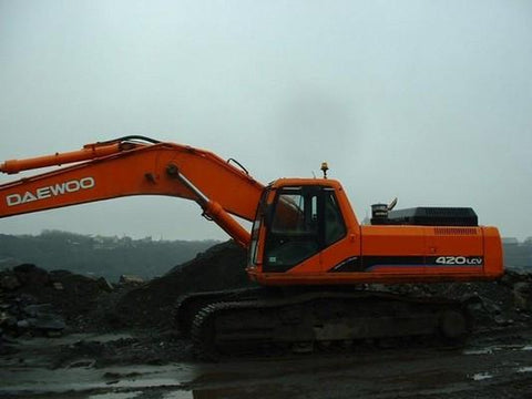 DAEWOO DOOSAN DX420LC EXCAVATOR Parts MANUAL