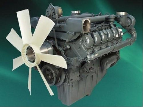 MAN INDUSTRIAL DIESEL ENGINE D2848 LE 201 Parts Catalogue Manual