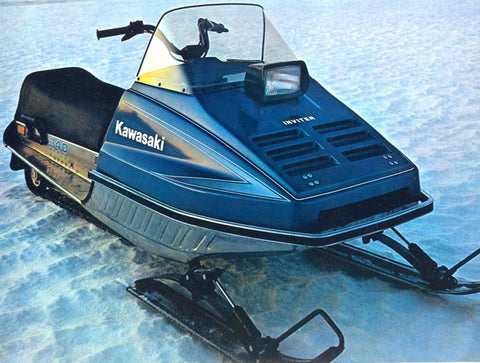 1978 Kawasaki Inviter Snowmobile Repair Manual Download PDF