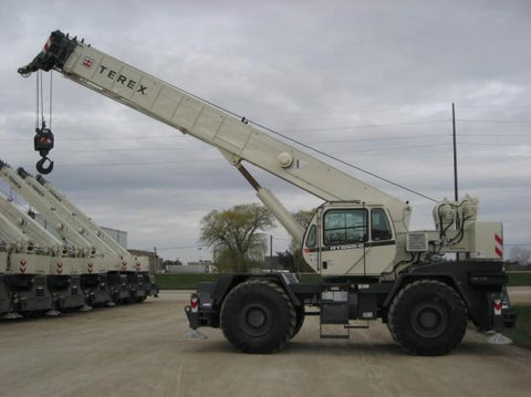 Terex RT665 Rough Terrain Cranes Workshop Service Repair Manual