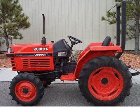 Kubota L2600dt Tractor Parts Catalogue Manual