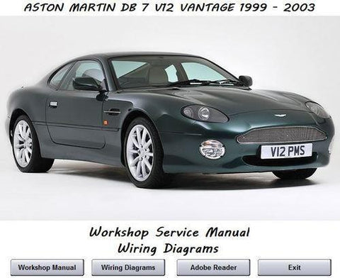 Aston Martin Db7 V12 Vantage 1999-2003 Service Repair Manual