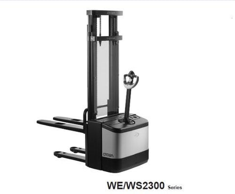 Crown WE2300 WS2300 Series Forklift Part's Manual