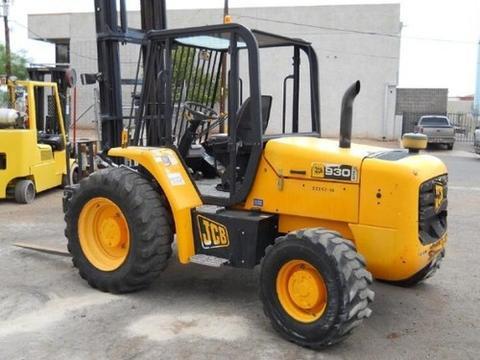 JCB 930 Rough Terrain Fork Lift Serial Number JCB93002K61280205 Parts Manual
