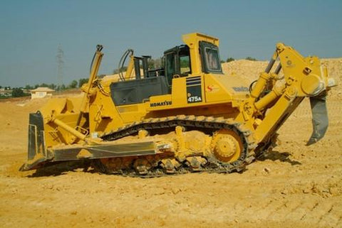 Best KOMATSU D475A-3 BULLDOZER SERVICE REPAIR MANUAL + FIELD ASSEMBLY MANUAL + OPERATION & MAINTENANCE MANUAL DOWNLOAD