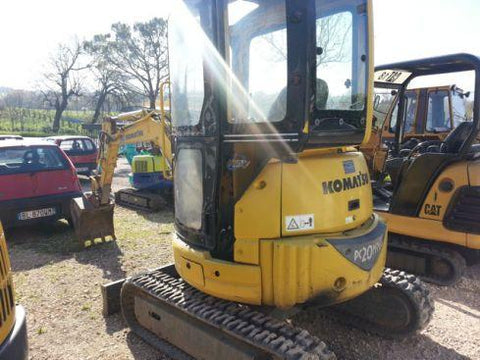 Best KOMATSU PC20MRX-1 HYDRAULIC EXCAVATOR SERVICE REPAIR MANUAL + OPERATION & MAINTENANCE MANUAL DOWNLOAD