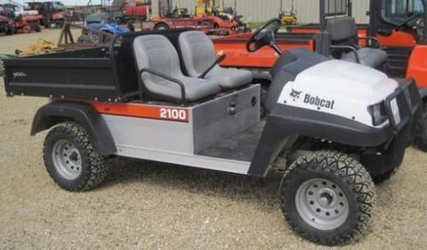 Bobcat 2100 2100S Workmate Utility Vehicle Service Repair Workshop Manual INSTANT DOWNLOAD ( S/N 522711001 & Above, S/N 524411001 & Above )
