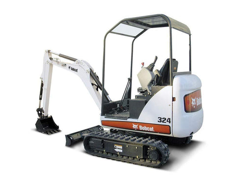 Bobcat 324 Compact Excavator Operation & Maintenance Manual S/N:  AKY511001