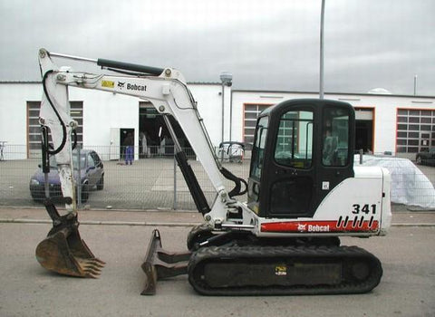 Bobcat 337, 341 Mini Excavator Service Repair Manual Instant DOWNLOAD ( 337: S/N 234611001 & Above, 341: S/N 234711001 & Above )