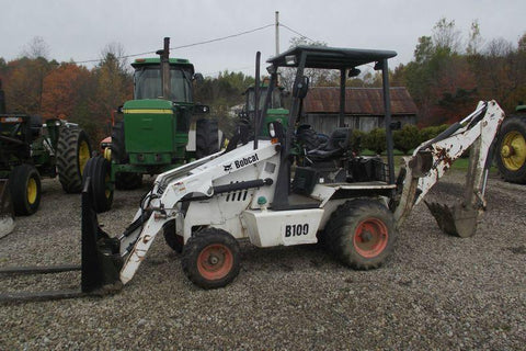 Bobcat B100 Tractor Loader Backhoe Service Manual S/N 5721 11001 & Above