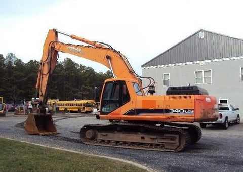 DAEWOO / DOOSAN SOLAR 340LC-V CRAWLER EXCAVATOR SERVICE REPAIR MANUAL