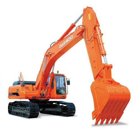 DAEWOO / DOOSAN SOLAR 340LC-V CRAWLER EXCAVATOR OPERATION & MAINTENANCE MANUAL