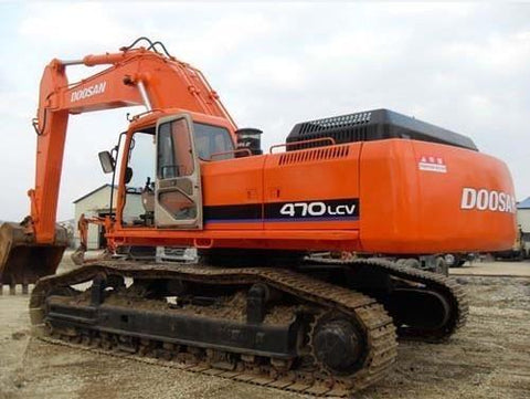 DAEWOO DOOSAN SOLAR 470LC-V TRACK EXCAVATOR SERVICE REPAIR MANUAL