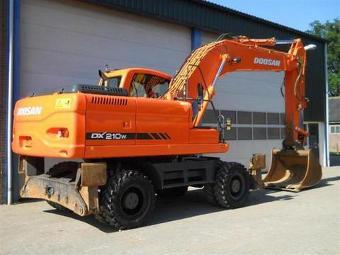 Doosan Daewoo DX210W Wheel Excavator Service Repair Workshop Manual DOWNLOAD