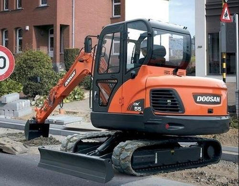Doosan Daewoo DX55 Excavator Parts Manual DOWNLOAD