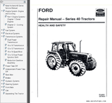 New Holland Ford 40 Series 5640 6640 7740 8240 8340 Tractors Service Manual PDF