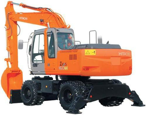 Hitachi Zaxis 160W Excavator Workshop Manual