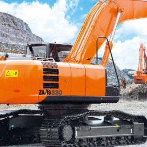 Hitachi Zaxis 330, 350, 370 Excavator Complete Service Manual
