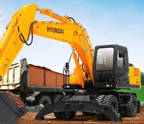 Hyundai R200W-7A Wheel Excavator Service Repair Workshop Manual DOWNLOAD