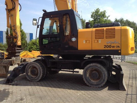 Hyundai R200W-7 Wheel Excavator Service Repair Workshop Manual DOWNLOAD