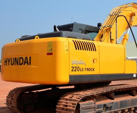 Hyundai R210LC-7H , R220LC-7H Crawler Excavator Service Repair Workshop Manual DOWNLOAD
