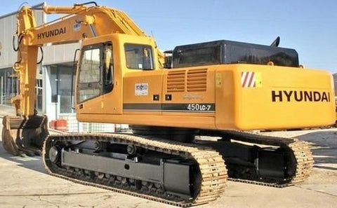 Hyundai R450LC-7 Crawler Excavator Service Repair Workshop Manual DOWNLOAD