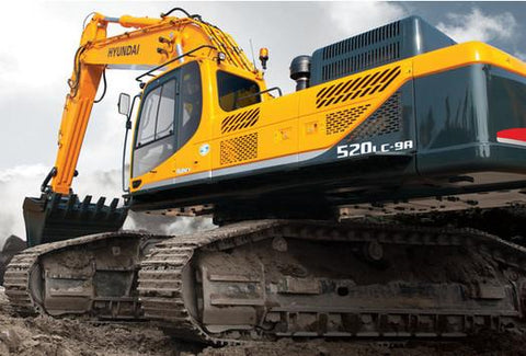 Hyundai R480LC-9A R520LC-9A Crawler Excavator Service Repair Workshop Manual DOWNLOAD