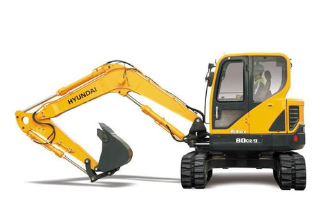 Hyundai R80CR-9 Crawler Excavator Service Repair Workshop Manual DOWNLOAD