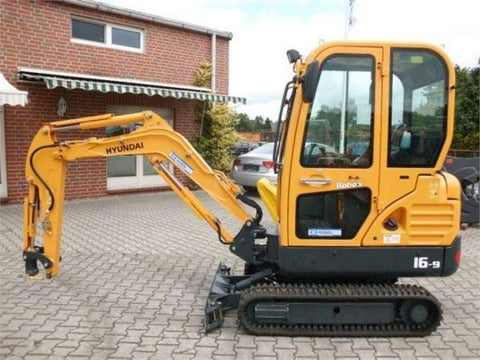 Hyundai Robex 16-9 R16-9 Mini Excavator Service Repair Workshop Manual DOWNLOAD