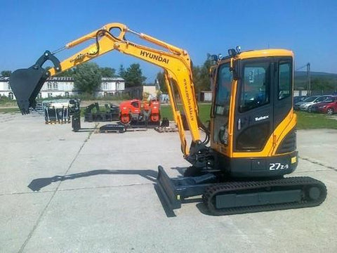 Hyundai Robex 27Z-9 R27Z-9 Mini Excavator Service Repair Workshop Manual DOWNLOAD