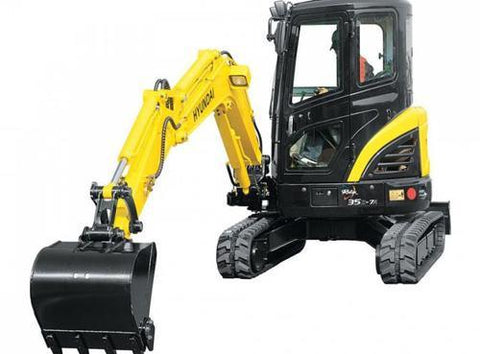 Hyundai Robex 35Z-7A R35Z-7A Mini Excavator Service Repair Workshop Manual DOWNLOAD