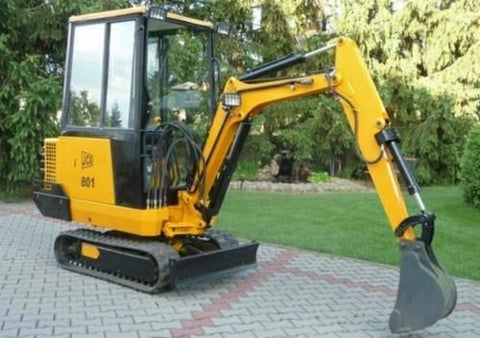 JCB 801 Mini Excavator Service Repair Workshop Manual INSTANT DOWNLOAD(SN:645001 to 645999) - Best Manuals