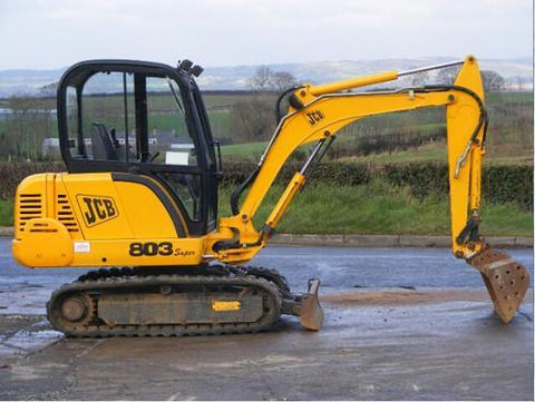 JCB 802.7PLUS 802.7SUPER 803PLUS 803SUPER 804PLUS 804SUPER Mini Excavator Service Repair Workshop Manual INSTANT DOWNLOAD - Best Manuals