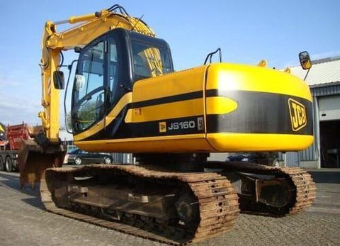 JCB JS130 JS160 Tracked Excavator Service Repair Workshop Manual DOWNLOAD - Best Manuals