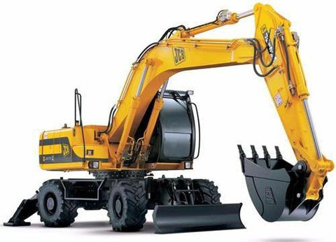 JCB JS130W JS150W Wheeled Excavator Service Repair Workshop Manual INSTANT DOWNLOAD - Best Manuals