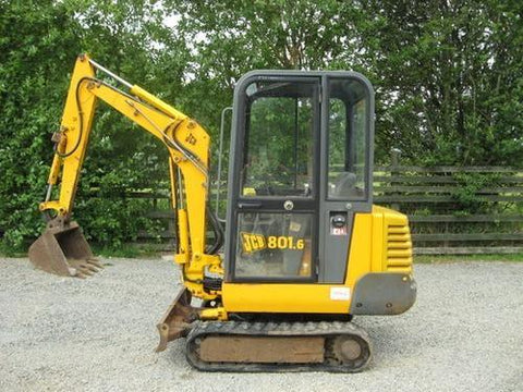 JCB 801.4 801.5 801.6 Mini Excavator Service Repair Workshop Manual DOWNLOAD - Best Manuals