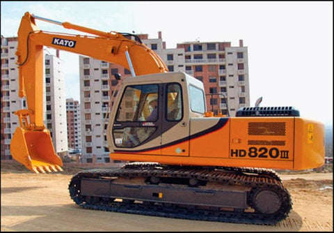 KATO HD820III Excavator Workshop Service Repair Manual PDF