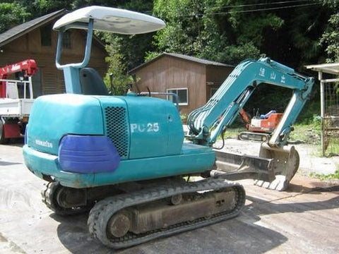 KOMATSU PC25-1E HYDRAULIC EXCAVATOR SERVICE REPAIR MANUAL