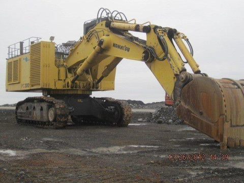 Komatsu PC3000-1 Hydraulic Mining Shovel Service Repair Workshop Manual DOWNLOAD (SN: 6202) - Best Manuals