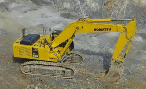 Komatsu PC600-8, PC600LC-8 Hydraulic Excavator Operation & Maintenance Manual DOWNLOAD (S/N: K50001 and up)