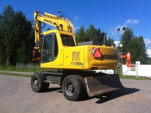 Komatsu PW150ES-6K Hydraulic Excavator Operation & Maintenance Manual Download (SN: K35001 and up)