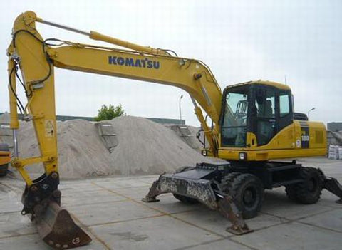 Komatsu PW160-7E0 Hydraulic Excavator Service Repair Workshop Manual DOWNLOAD (SN: H55051 and up)