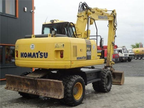 Komatsu PW160-7K Wheeled Excavator Service Repair Workshop Manual DOWNLOAD (SN: K40001 and up)
