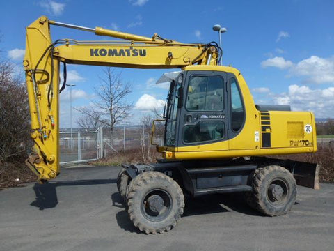 Komatsu PW170ES-6K Hydraulic Excavator Service Repair Workshop Manual DOWNLOAD (SN: K32001, K34001 and up)